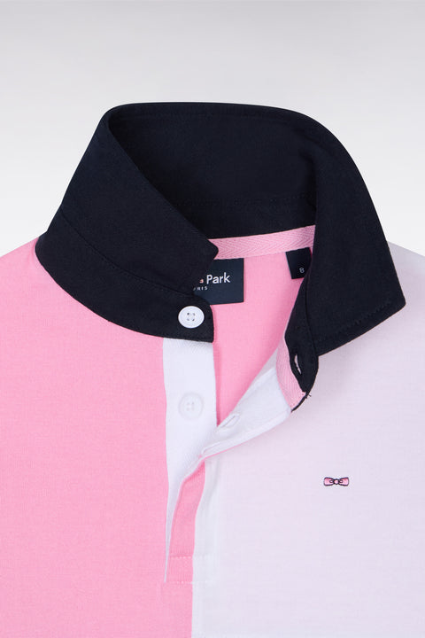 Maillot de rugby à manches longues en coton Pima colorblock - Image 2