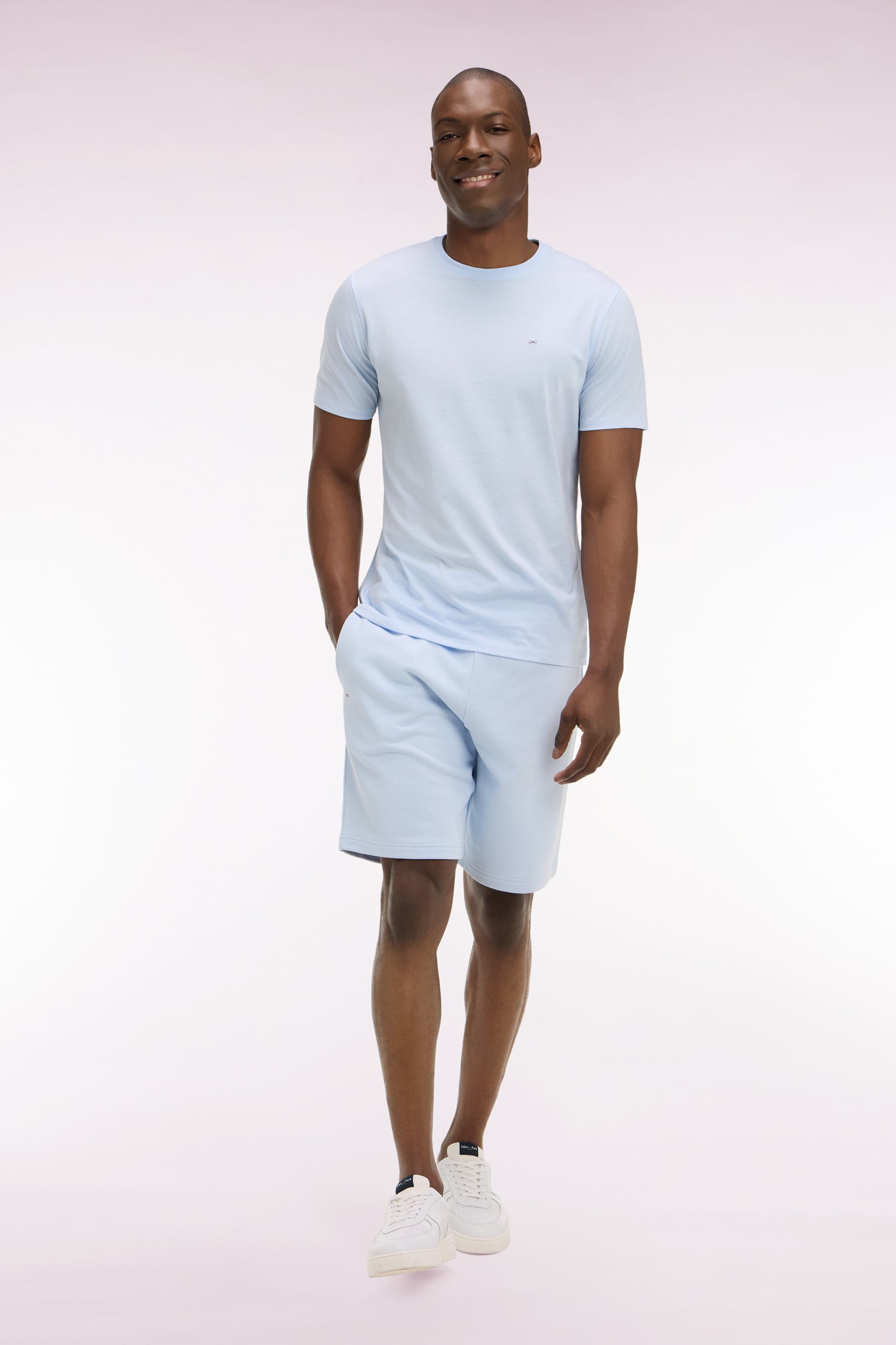 Short en molleton coton ciel – Eden Park