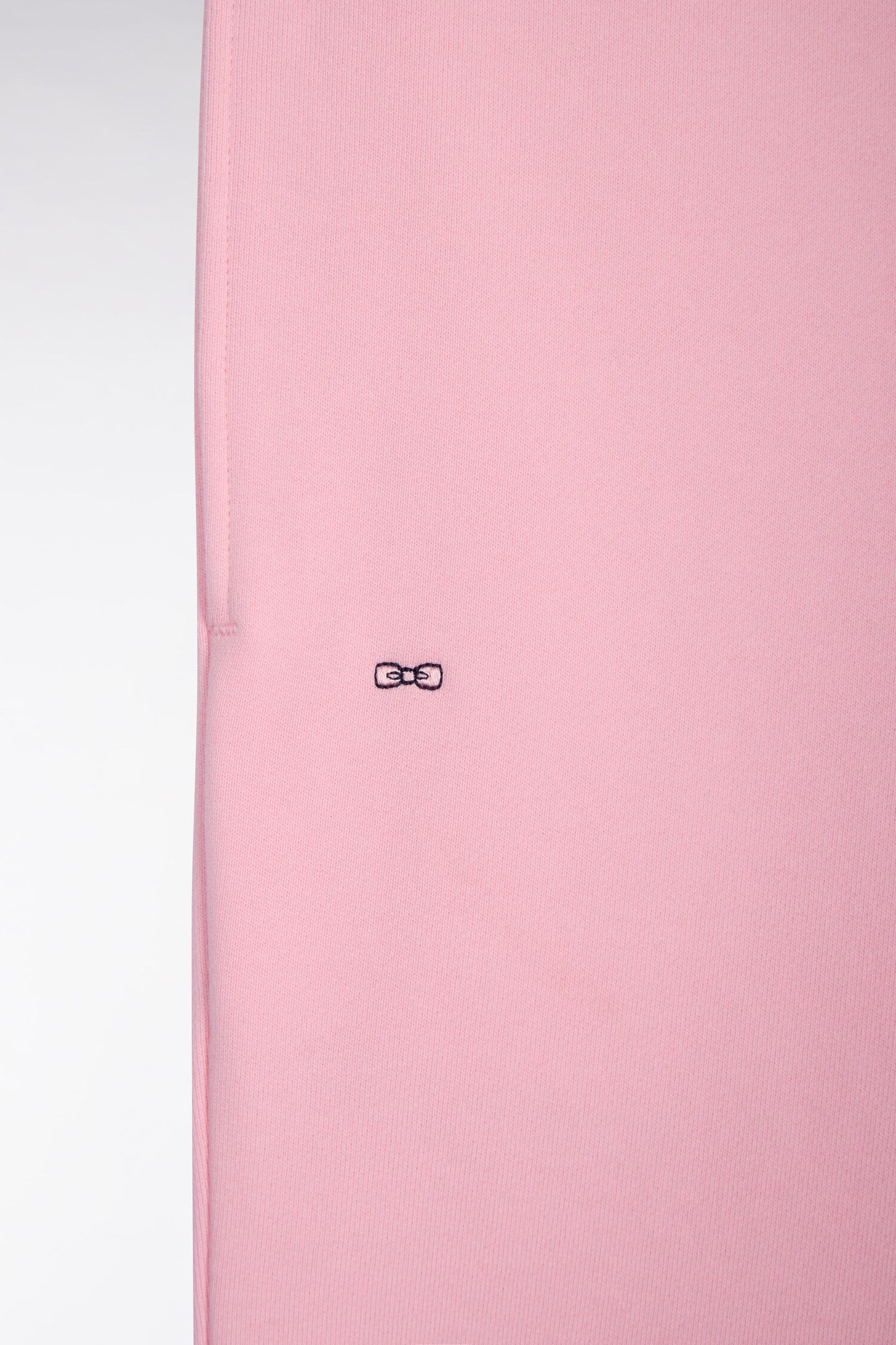 Short en molleton coton rose