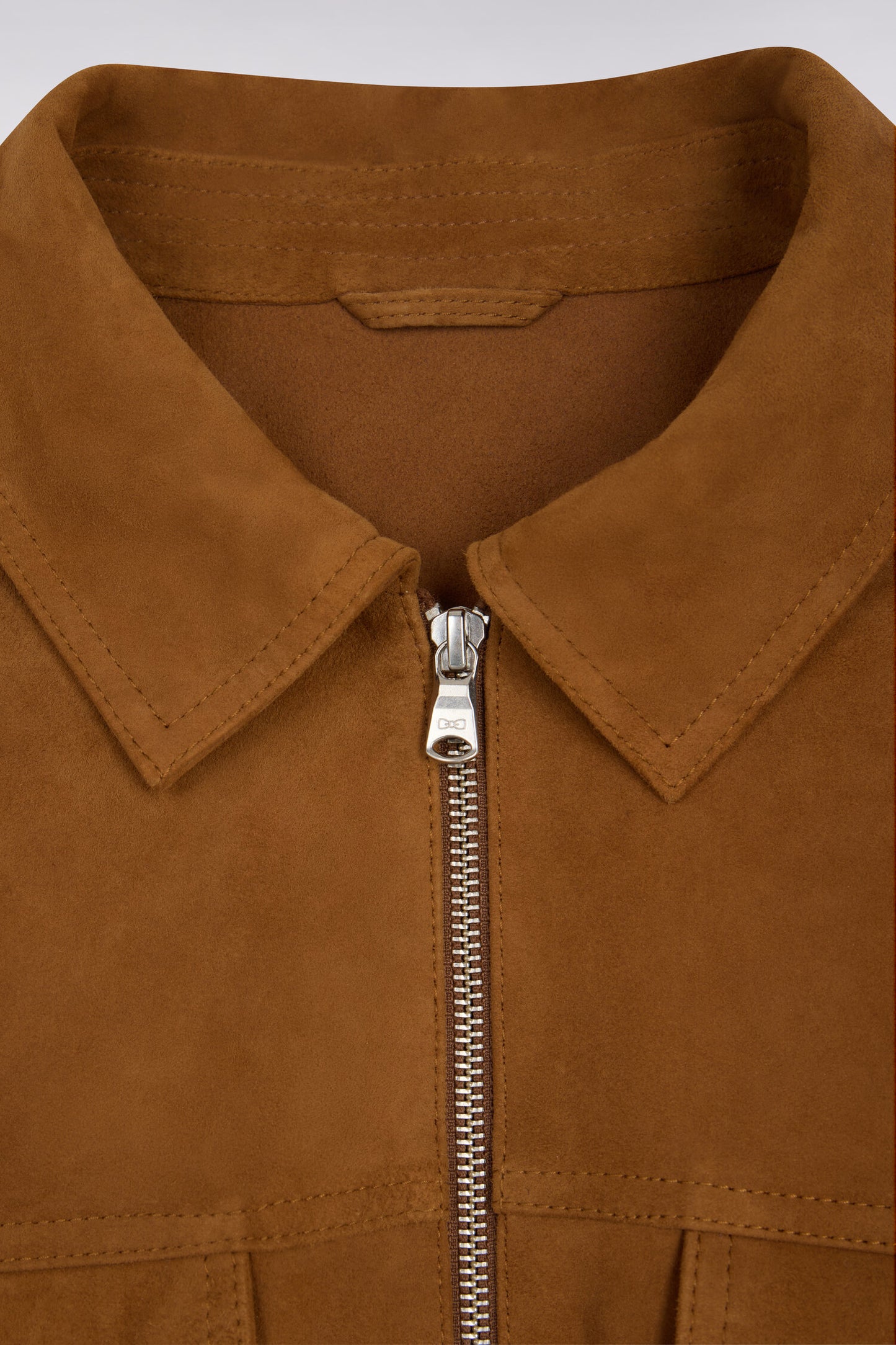 Brown suede velvet jacket