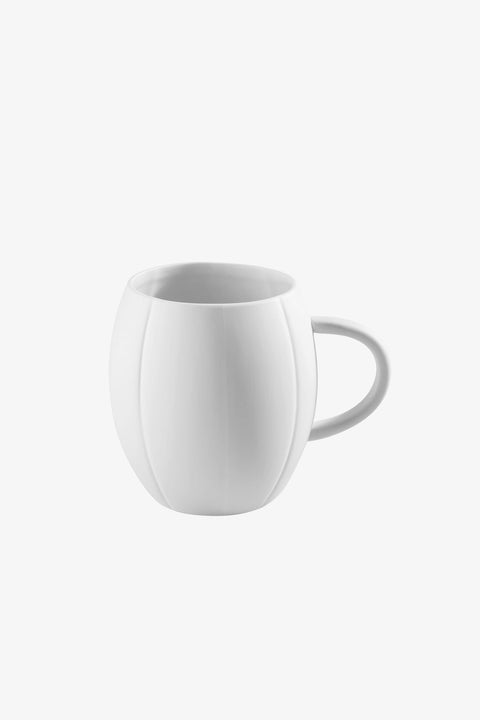 Mug blanc en porcelaine de Limoges - grand modèle - Image 2
