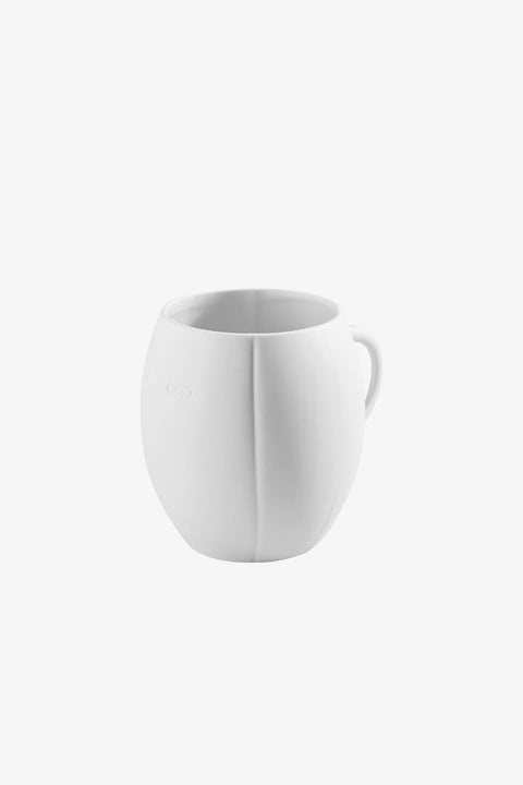 Mug blanc en porcelaine de Limoges - petit modèle - Image 3