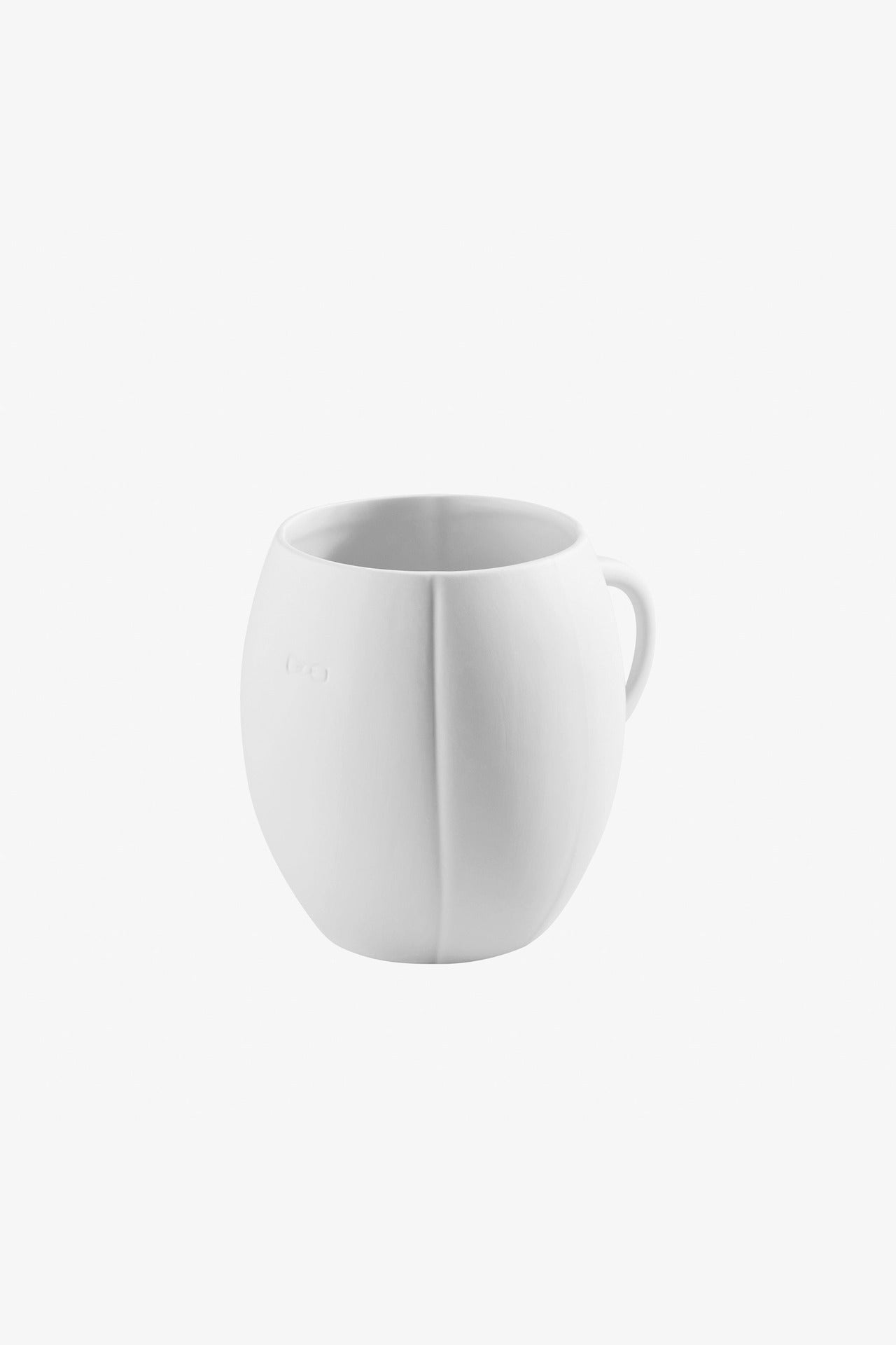 Mug blanc en porcelaine de Limoges - grand modèle