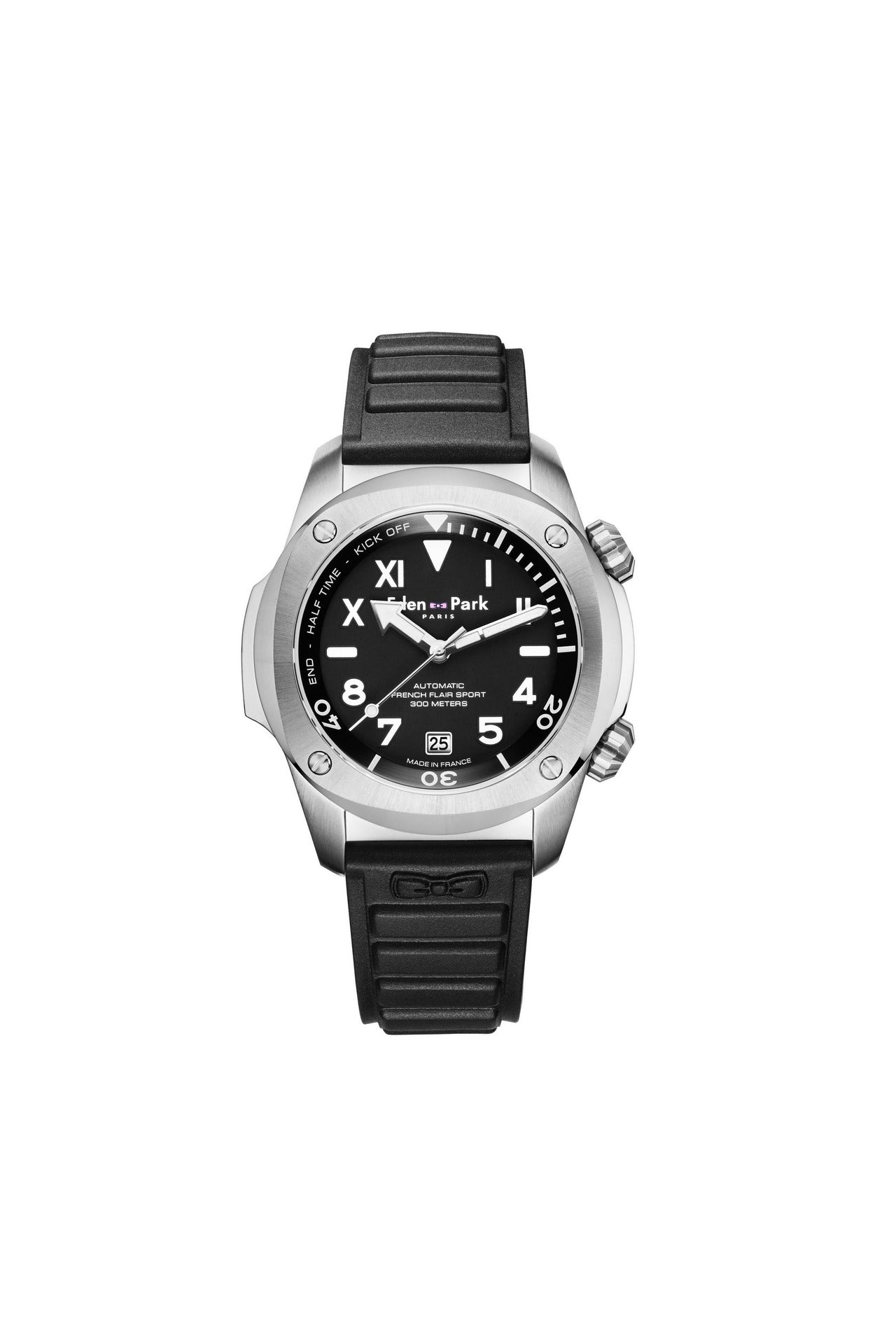 Montre automatique diver noir French Flair sport