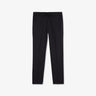 Dark blue wool mix trousers with broken fold