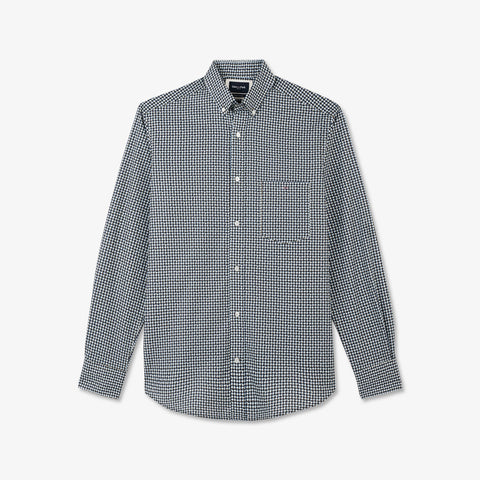 Chemise kaki en coton Pima imprimé exclusif - Image 2