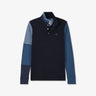 Polo colorblock manches longues