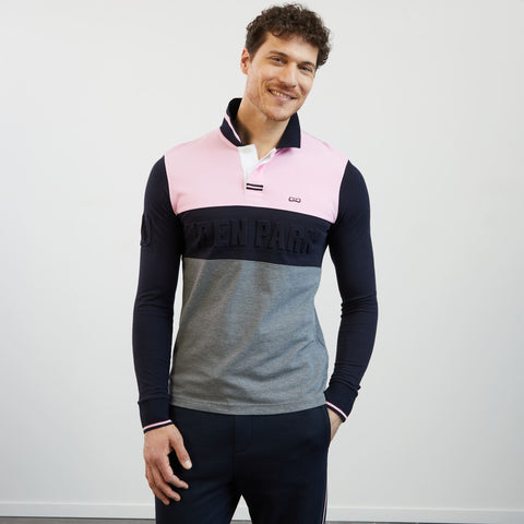 Polo rose colorblock relief Eden Park - Image 3