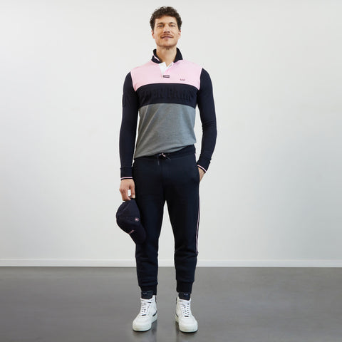Polo rose colorblock relief Eden Park - Image 1