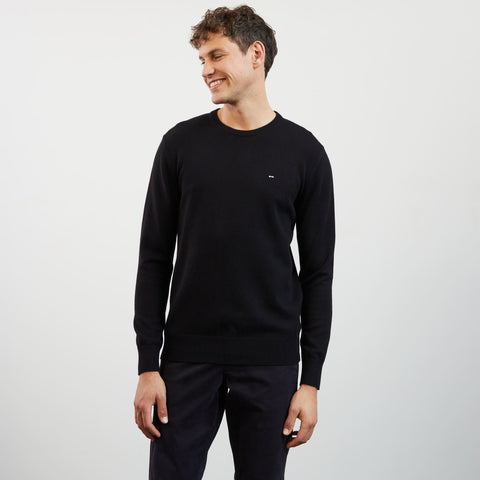 Black wool mix jumper - Image 3