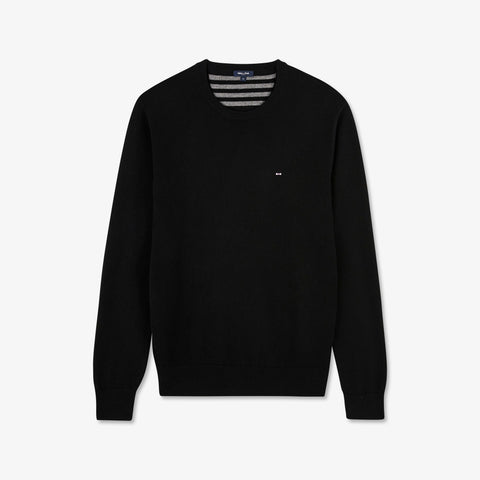 Black wool mix jumper - Image 2