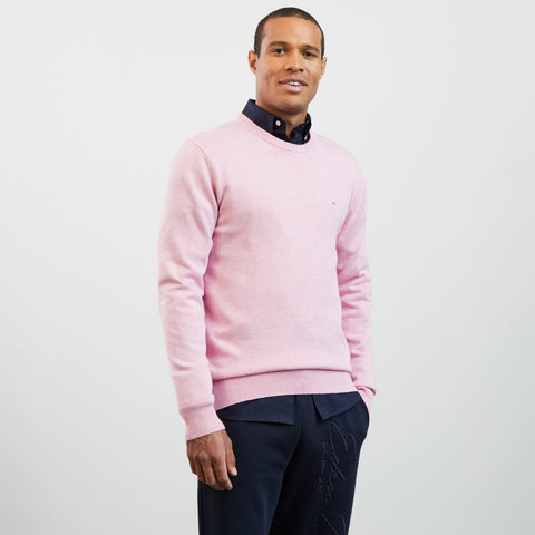 Light pink wool mix jumper - Image 1