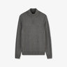 Pull gris camionneur en jeu de maille