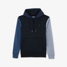 Sweat bleu colorblock