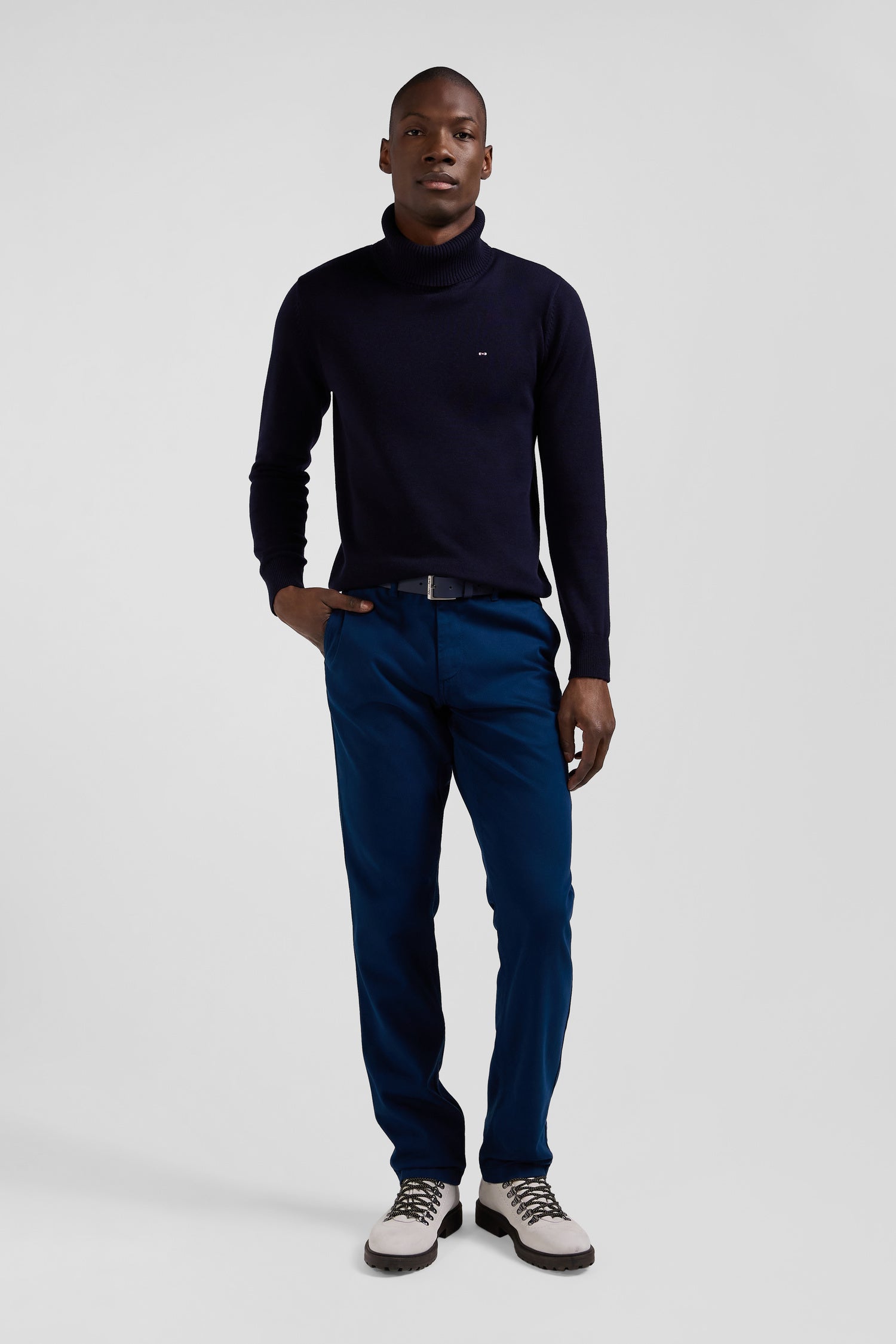 Pantalon Vintage Polartec 300 EMS - Taille M, Bleu, Fermeture éclair Complète, Ajustement élastique 32-36