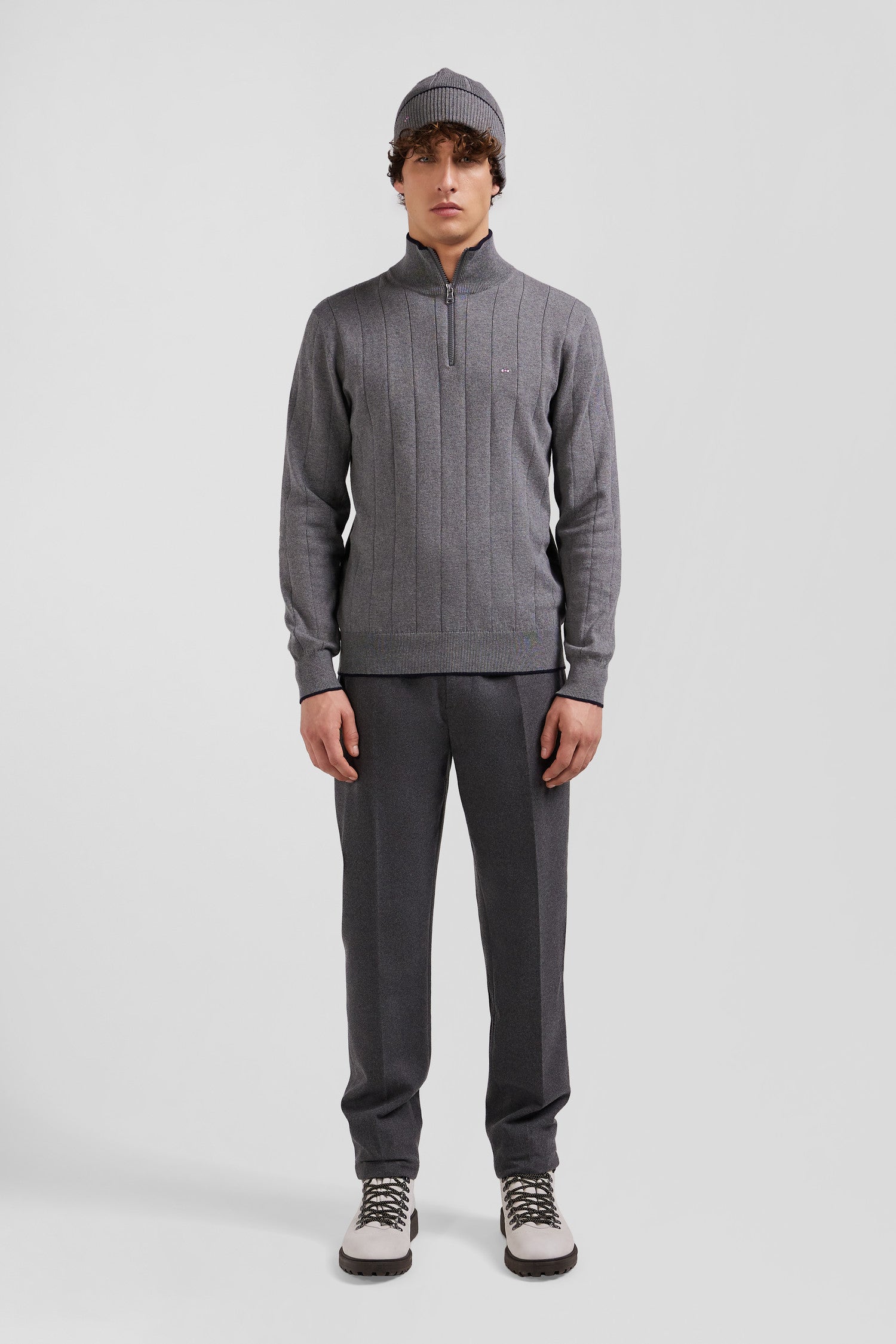 Pull cachemire gris hotsell
