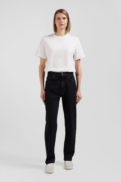 T-shirt manches courtes en coton écru coupe Modern - Image 1