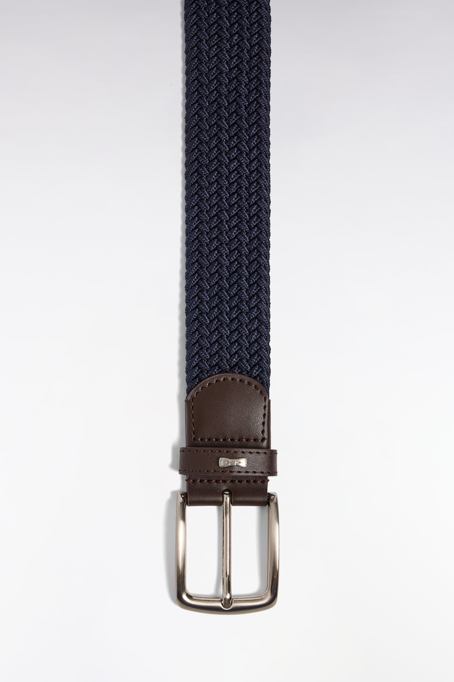 Ceinture textile élastiquée marine