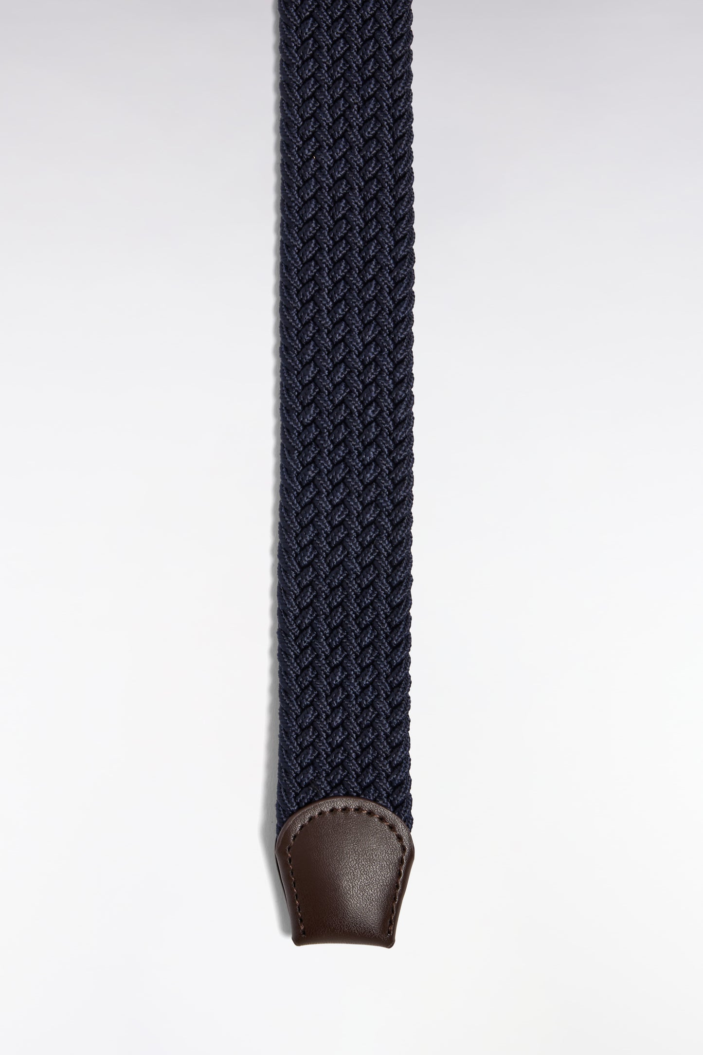 Ceinture textile élastiquée marine