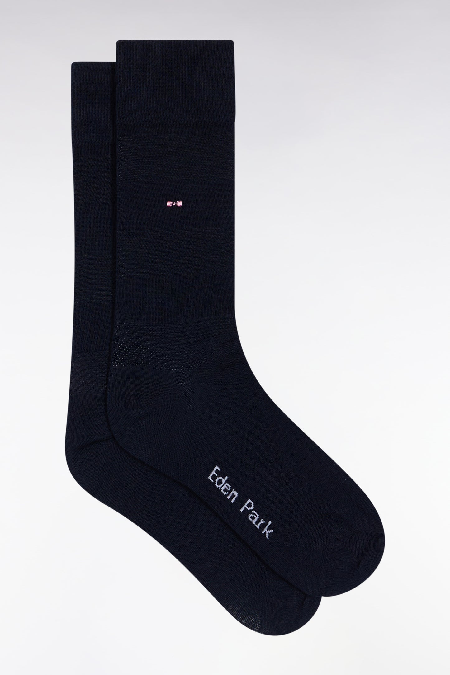 Chaussettes en coton stretch mélangé marine