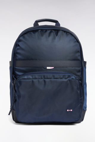 Navy nylon backpack