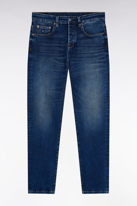 Jean 5 poches en denim stretch bleu coupe Slim - Image 2