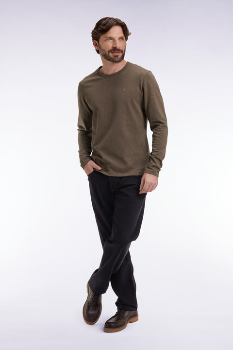 Jean 5 poches en denim stretch mélangé noir coupe Regular - Image 3