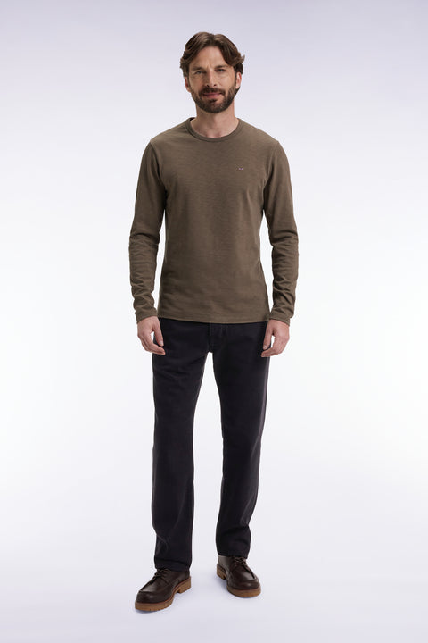 Jean 5 poches en denim stretch mélangé noir coupe Regular - Image 1