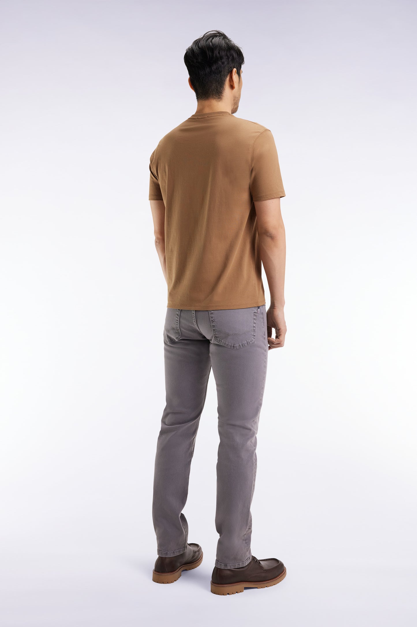 Jean 5 poches en coton stretch beige
