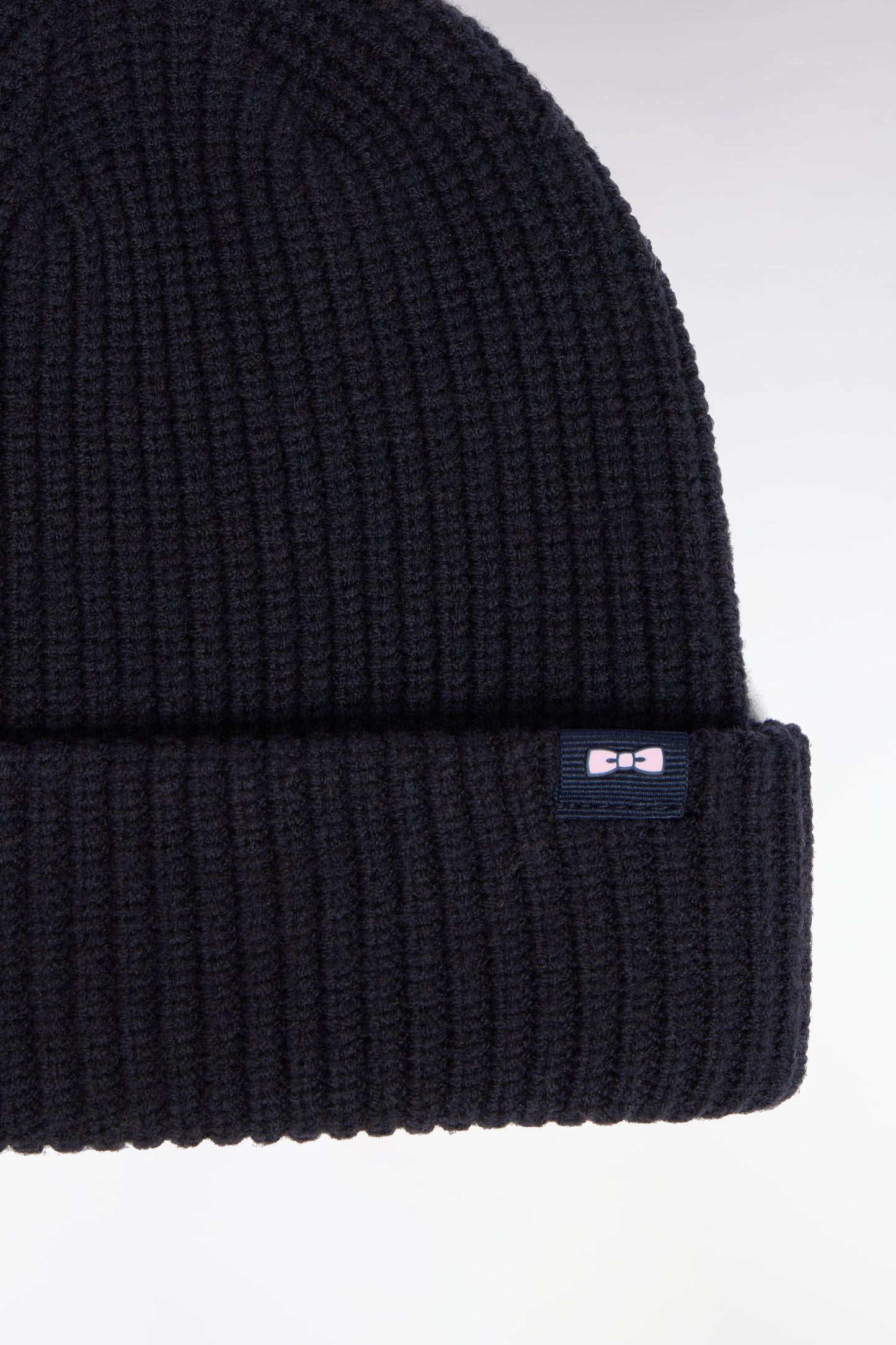 Bonnet en coton mélangé marine