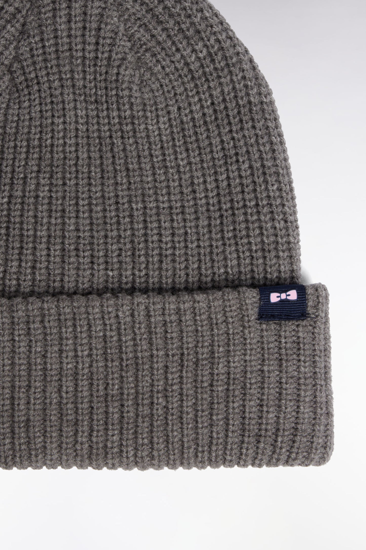 Bonnet en coton mélangé gris