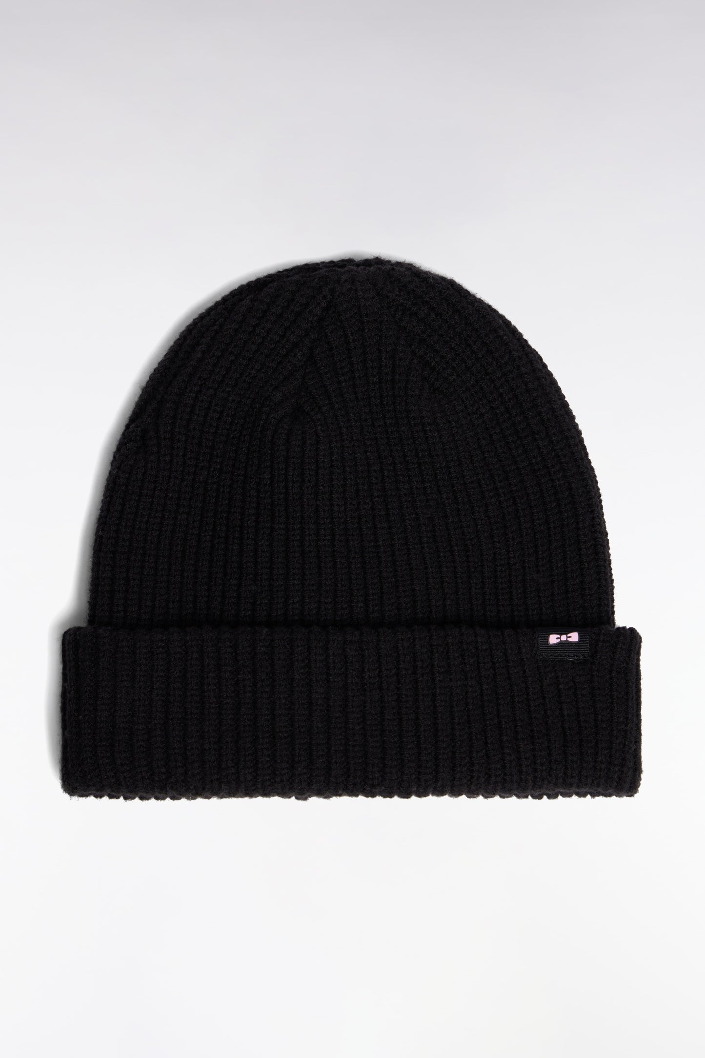 Bonnet en coton mélangé noir