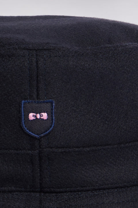 Bob en drap de laine mélangée marine - Image 2