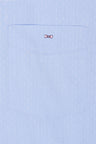 Chemise à manches courtes ciel coupe droite