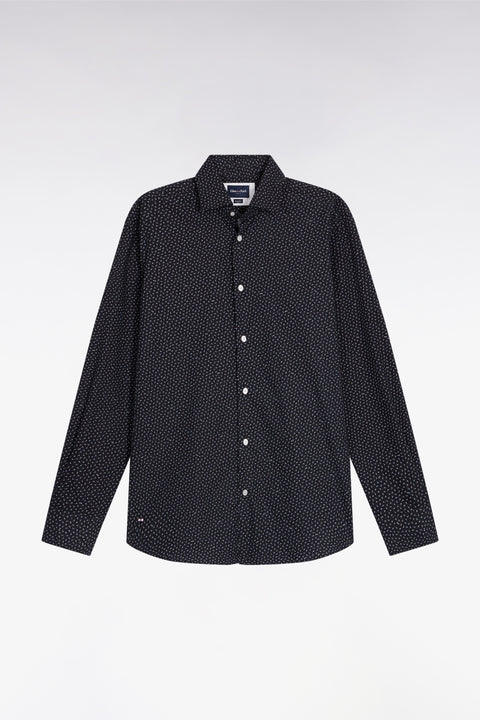 Chemise en coton bleu gris - Image 2