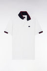 Polo à manches courtes blanc coupe ample