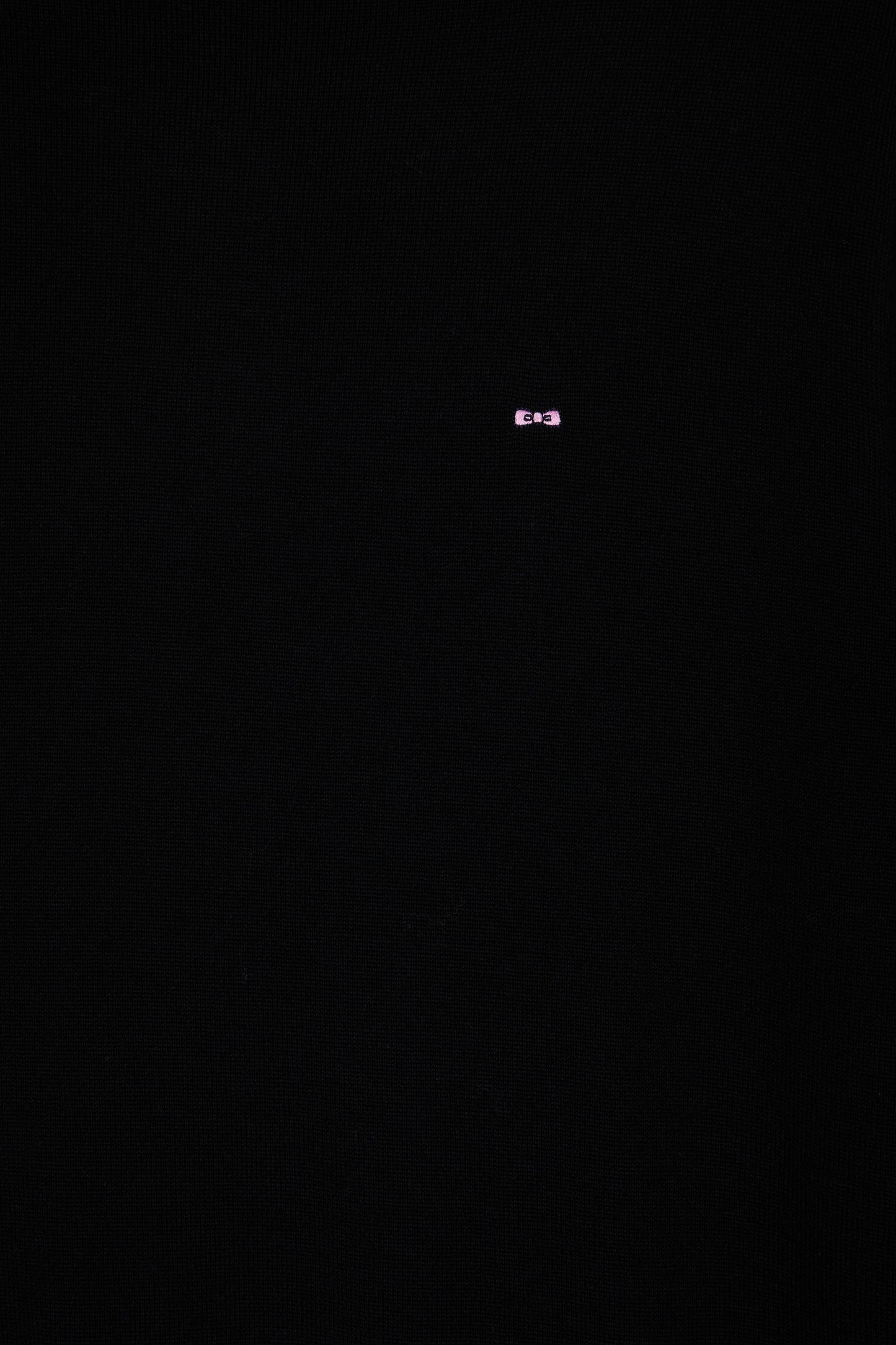 Pull col roulé en laine mérinos noir