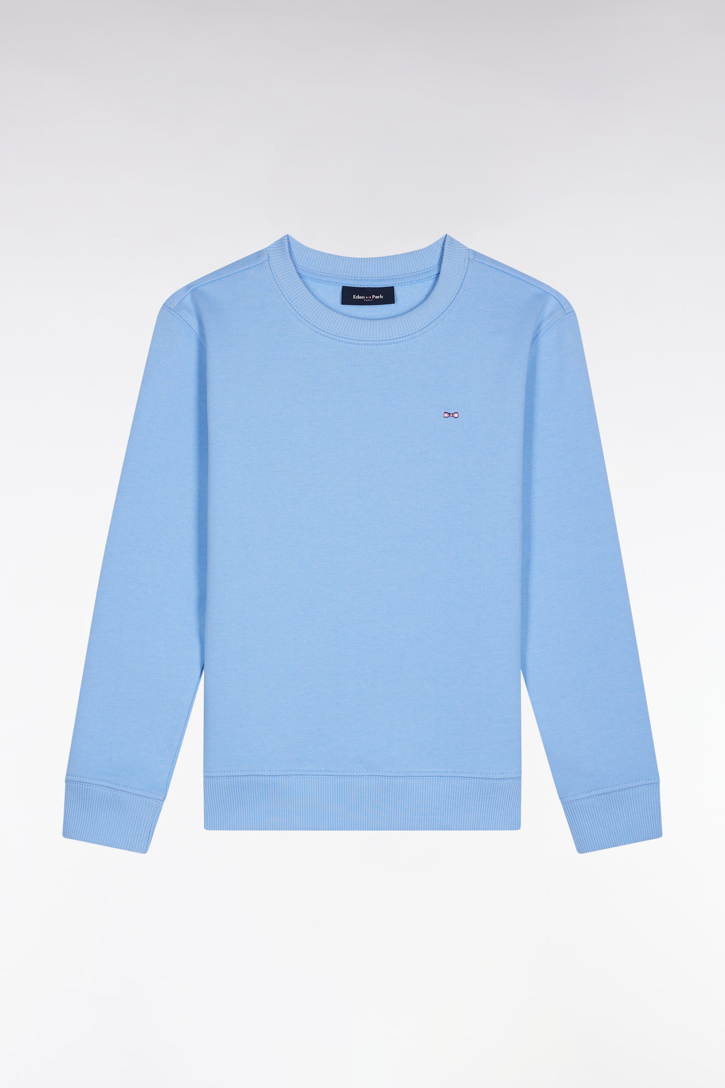 Sweatshirt en molleton coton ciel