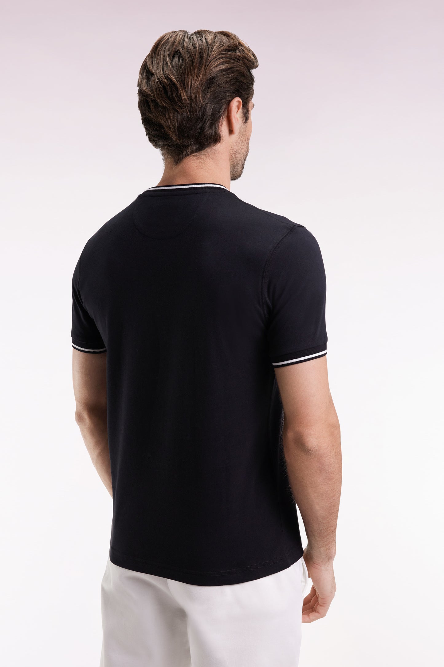 T-shirt à manches courtes en coton ciel