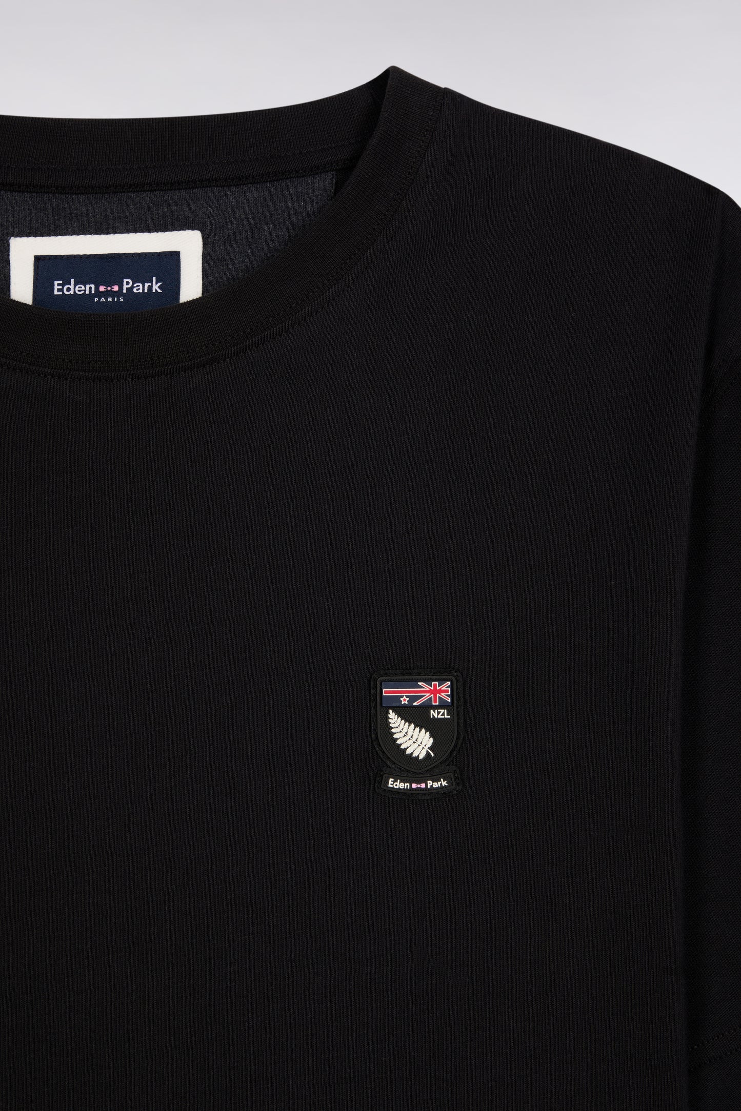 T-shirt à manches courtes en coton noir