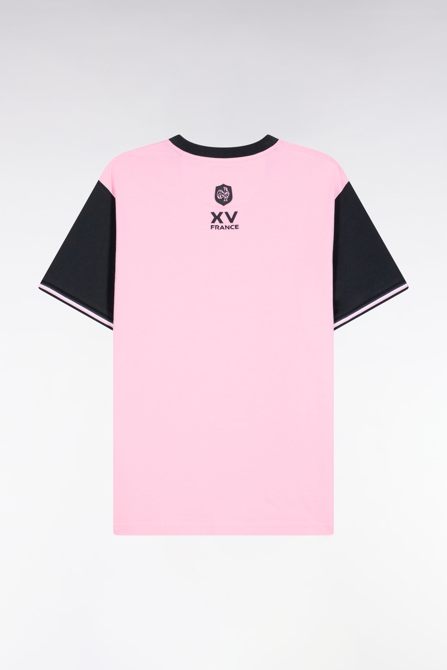 Grey cotton short-sleeved T-shirt