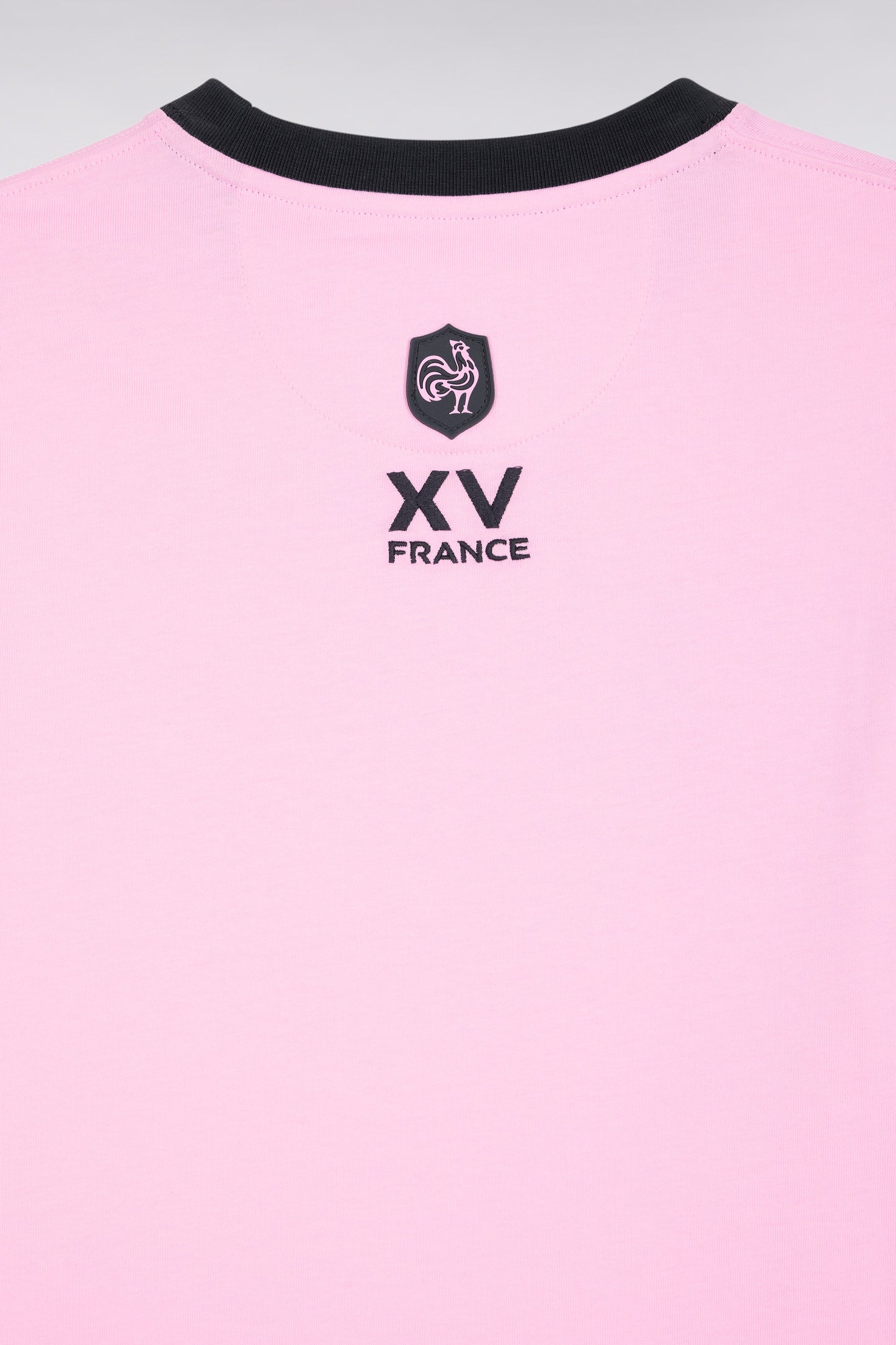 Grey cotton short-sleeved T-shirt