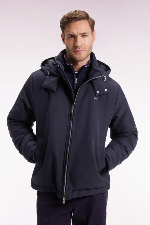 Blouson coupe vent marine à capuche - Image 3