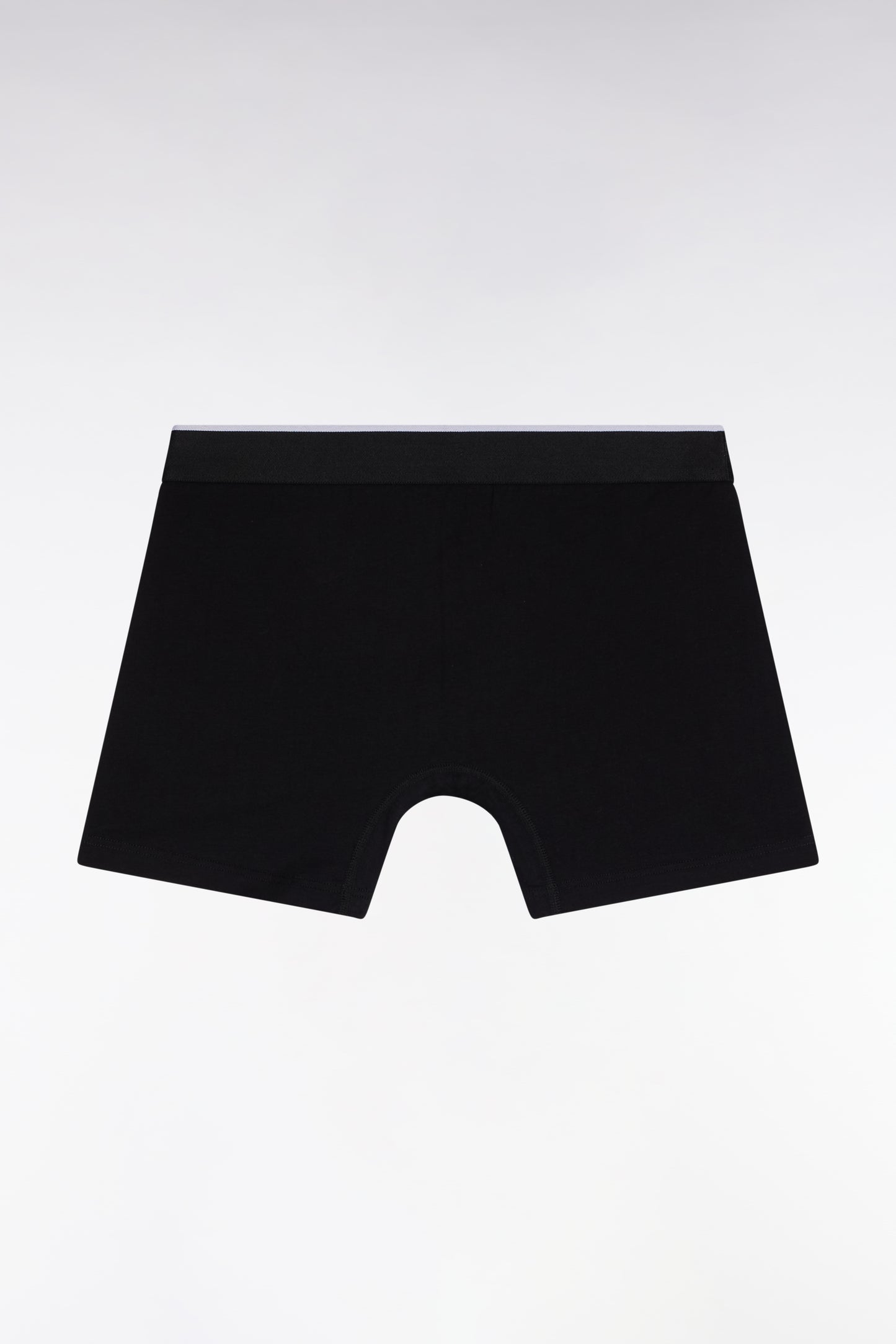 Lot de deux boxers en jersey de coton stretch à rayures blanches et marine