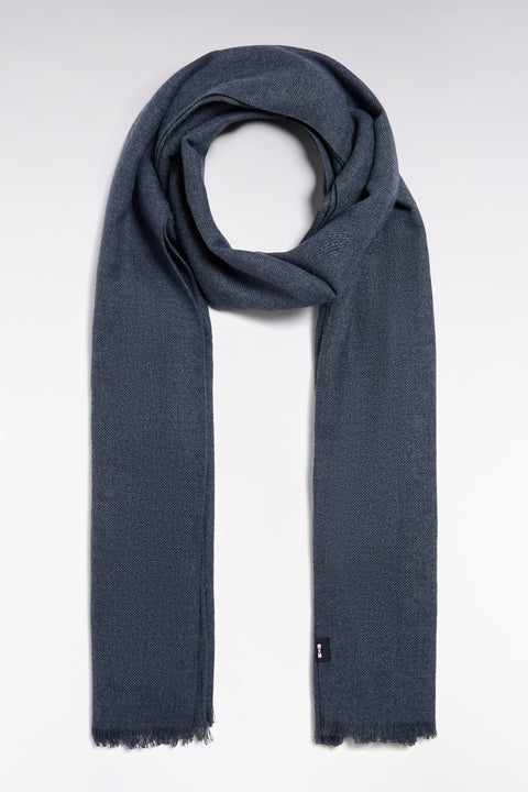 Écharpe légère bleu chiné - Image 1