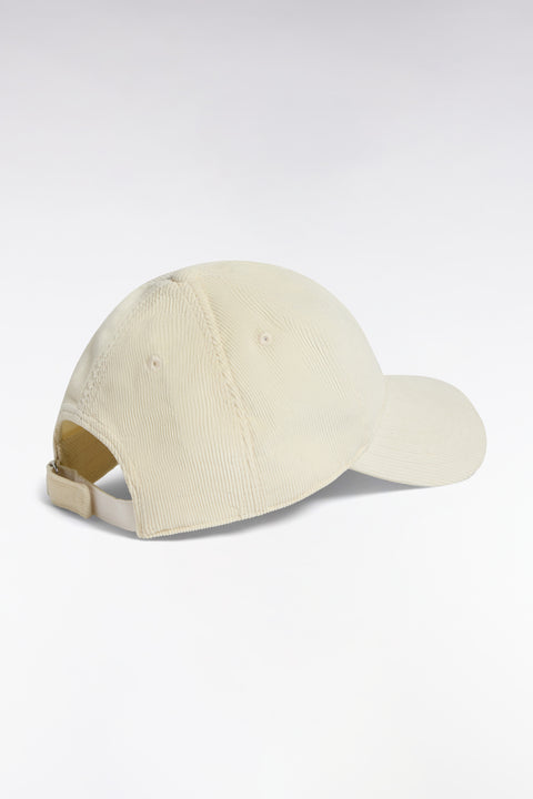 Casquette en velours côtelé écru - Image 2