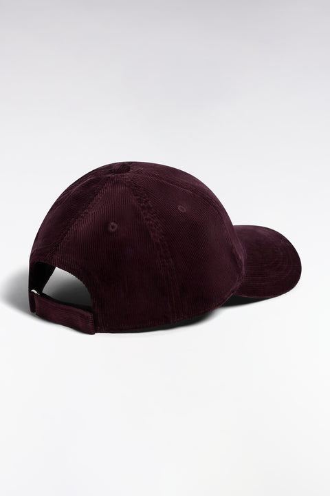 Casquette en velours côtelé marron - Image 2