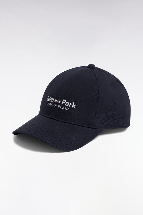 Casquette en piqué de coton marine logo Eden Park - Image 1
