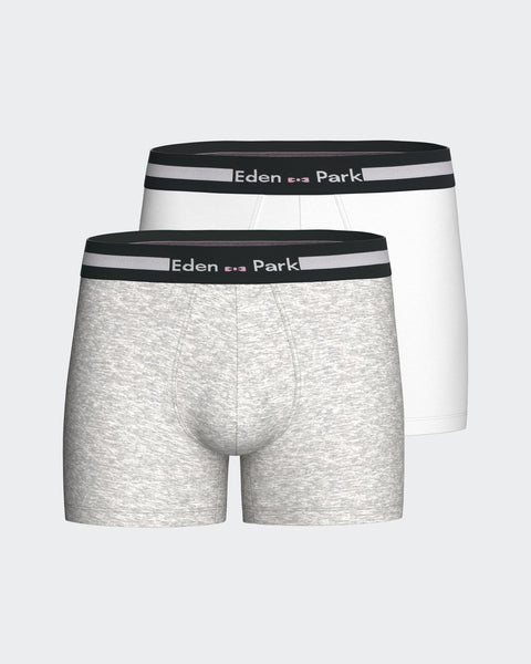 Lot de sous-vêtements en coton stretch gris - Image 1