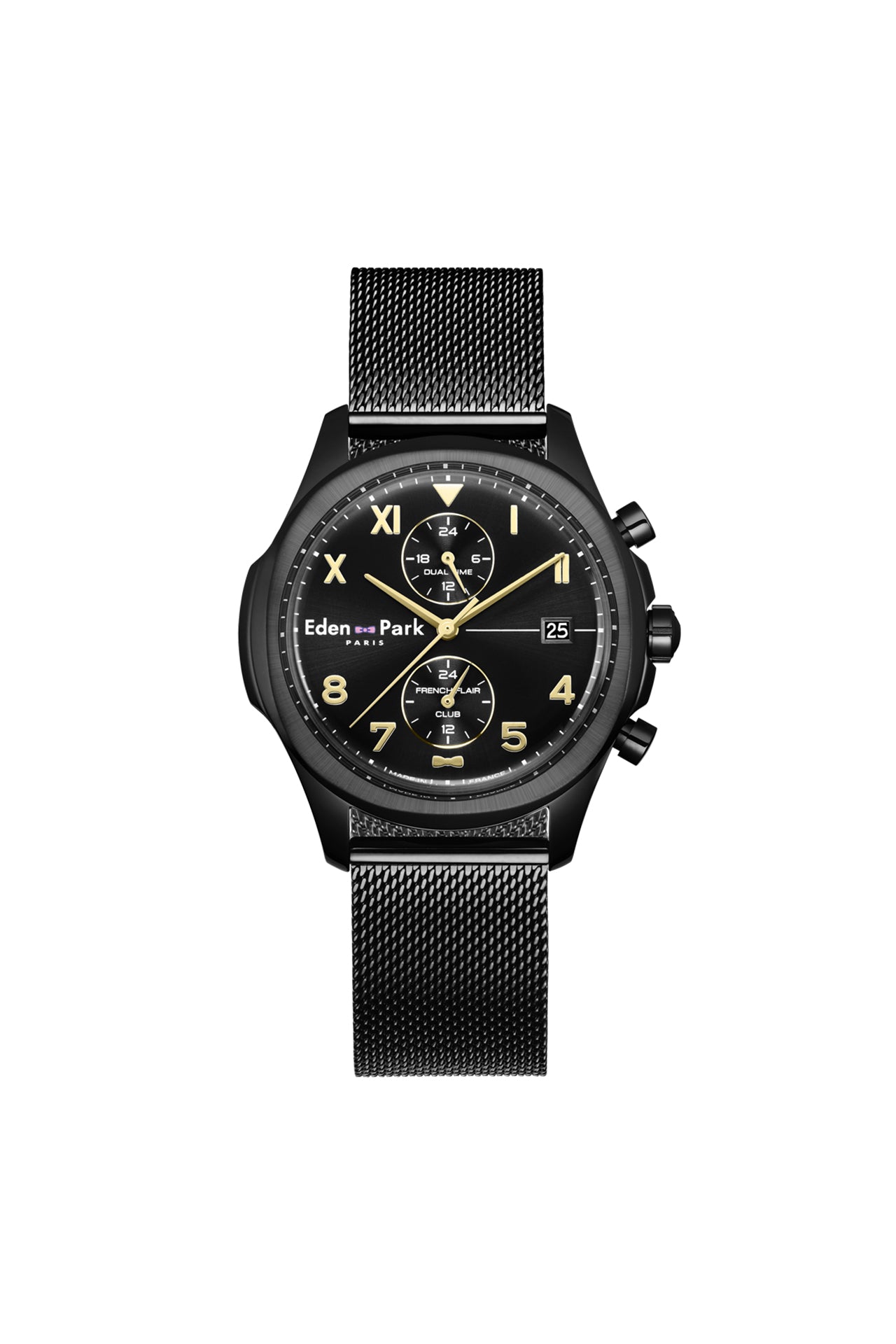 Montre Dual Time Noire – Eden Park